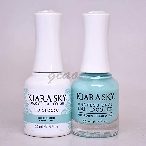 Kiara Sky Matching Gel Polish + Nail Lacquer 0.5oz Sweet Tooth by Kiara Sky