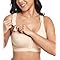 Lemorosy Reggiseno Post-operatorio Chiusura Anteriore Senza Ferretto Regolabile per Forte Sostegno Racerback Comfort Supporto (Beige,3B)