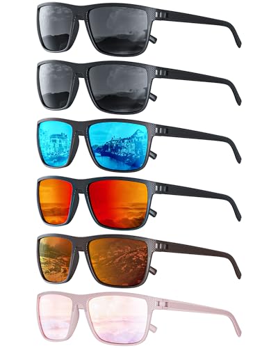 Image of Sunglasses-Men Polarized Mens Sunglasses: Classic Women Sun Glasses UV Protection for Fishing