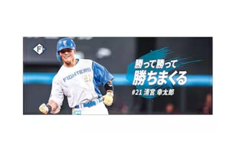 FIGHTERS かわいいタオル 清宮幸太郎 宮西 齋藤 奈良間 山本 上川畑 ファイターズかわいいタオルのデザイン・対象選手を公開