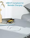 Anker USB C Cable, 310 USB C to USB C Cable (6 ft), (60W/3A) Fast Charge for iPhone 17/16/15, iPad Pro, Samsung Galaxy, MacBook Pro,and More - Image 4