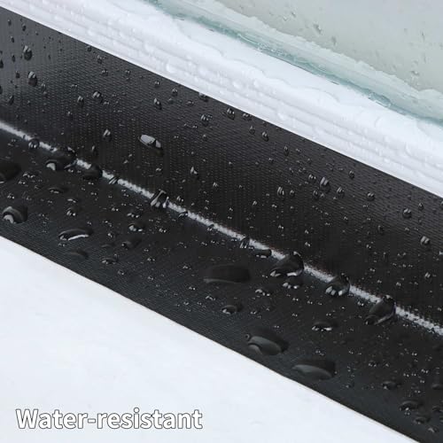 Image of Heavy Duty Single Side Duct Tape,2in x 33FT,Strong Adhesive High Strength,Versatile Mesh Adhesive Tape for Easy Sealing, Repairing and Bonding Indoors and Outdoors,Black