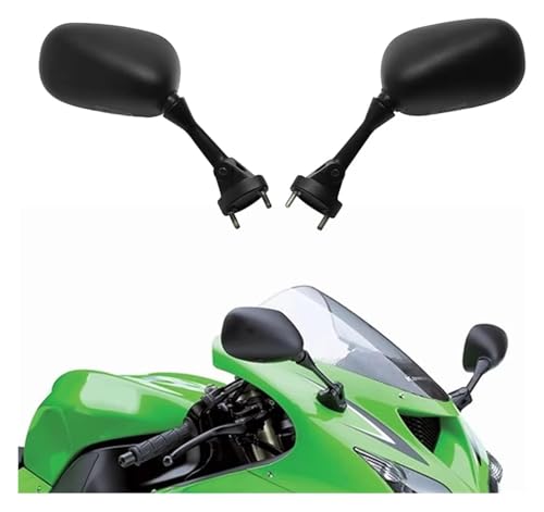 Espejos de moto para Kawasaki Ninja ZX6R 2005 y ZX10R con soporte antivibración 2