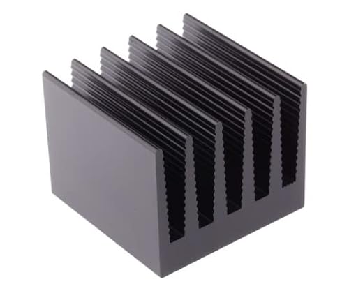 Fischer Elektronik SK434/50SA Heatsink, Black, 3.1K/W, 50mm x 50mm x 40mm