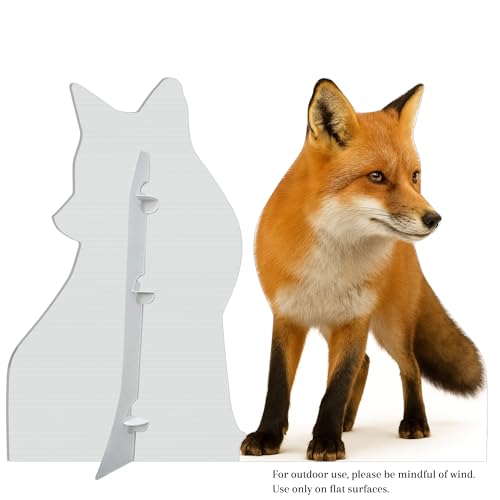 Image of Red Fox 2FT Life Size Cardboard Cutout - A Fun Animal Standup for Photo Booths, Birthday Parties, and Events