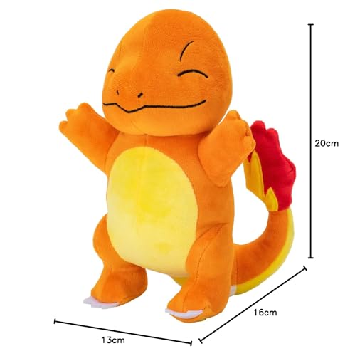 Glumanda Pokémon PKW2695 peluche de 20cm para decorar habitaciones infantiles 5