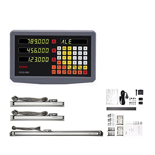 Set de pantalla digital 3 ejes DRO SDS3MS 3PCS 70~1020mm miniatura 1