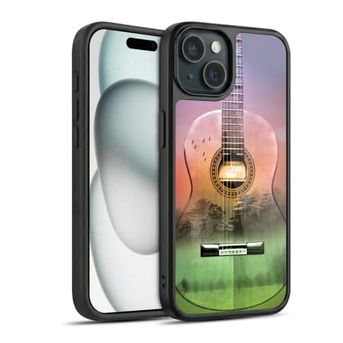 Coque Gel Renforcée iPhone 15 Carte Musique Protection Antichoc Robuste