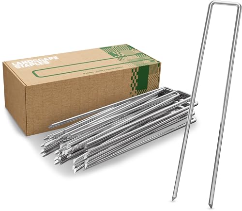 GardenGloss® Anti-Rost Erdanker aus Stahl für Extrem Harten Boden (25 Stück) - 200 MM Lang, 25 MM Breit, Ø 3.8 MM