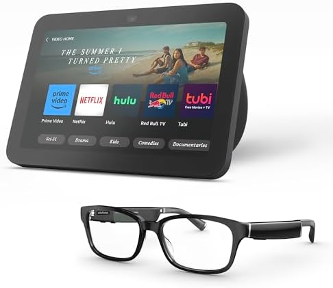 Echo Show 8 smart display showing a video call.