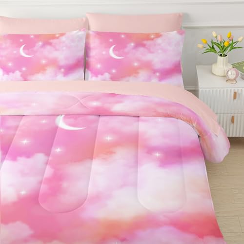50% Off QOOMO Pink Cloud 7-Piece Kids Comforter Set - Image 6