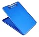 Läufer 55804 SlimMate Portable Desktop Klemmbrett mit Innenfach, für DIN A4 besonders flach, abgerundete Ecken, oben öffnend, Kunststoff, blau