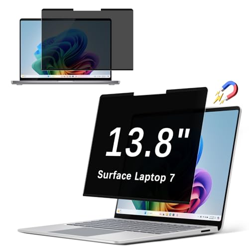 Filtro de privacidad magnético Surface Laptop 7 13.8 protector antirreflejos extraíble