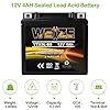 Weize YTX5L-BS High Performance - Maintenance Free - Sealed AGM Motorcycle CTX5L Battery compatible with Honda YUASA Yamaha ETX5L-BS Batteries #2