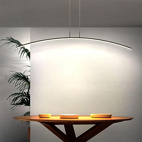 Hanging lamp LED moderne réglable avec télécommande pour bureau et bar - 4