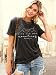 Christian T-Shirt Women Faith Inspirational Graphic Shirts Tee Short Sleeve Religious Bible T Shirt Tops (L, Gray-1)