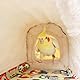 CiCixixi Vogelnesthaus Wellensittich Zuchtbox Winter Warme Kuschelhütte Vogelbett Hängehängematte für Papageien Wellensittiche Sittiche Nymphensittiche 16X20X15.5CM