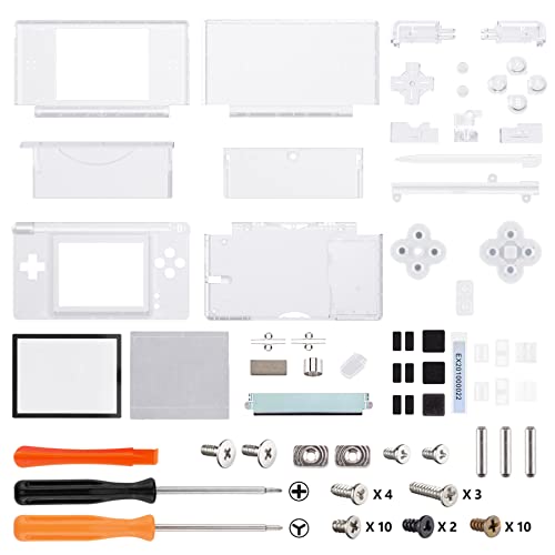 Image of eXtremeRate Replacement Full Housing Shell for Nintendo DS Lite, Custom Handheld Console Case Cover with Buttons, Screen Lens for Nintendo DS Lite NDSL - Console NOT Included