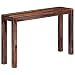 Produktbild vidaXL Sheeshamholz Massiv Konsolentisch Palisander Konsole Beistelltisch Sideboard Flurtisch Ablagetisch Telefontisch Tisch Grau 120x30x76cm