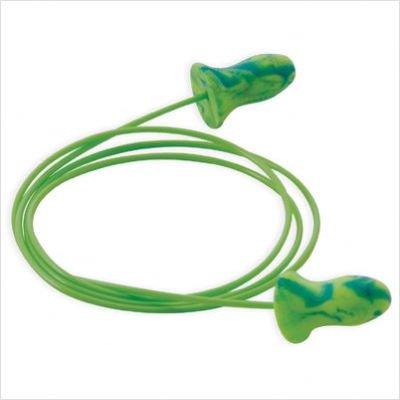 Moldex 6632 Small Single Use Meteors Curved Shape Foam Corded Earplugs (100 Pair Per Box) (100/PR)