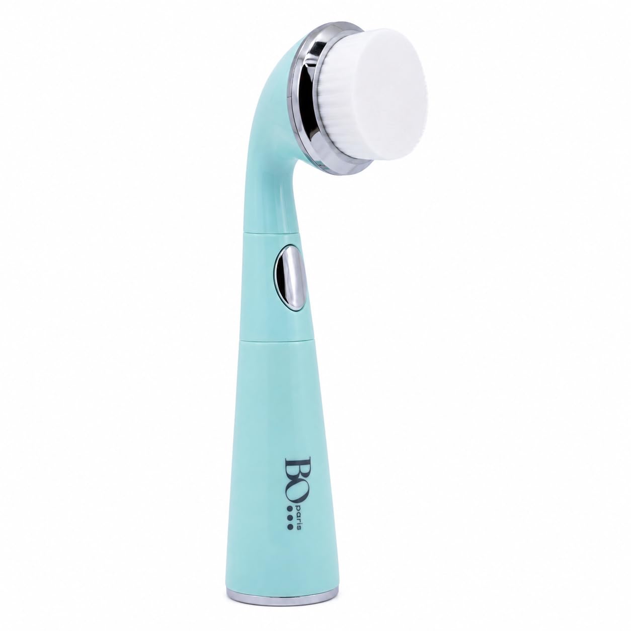 BO PARIS - Vibrationsreinigungsbürste 2 in 1 - Gesichtsbürste mit Massageball für die Augen - 1 Stück