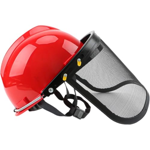Ymxygz Chainsaw Safety Helmet Cover Forestry Safety Helmet Electric Cutting Helmet Gardening Protection Face-shield for Lawn Mower