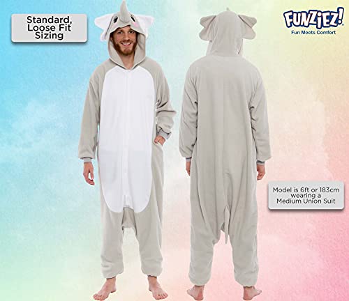 image for Funziez! Adult Onesie Halloween Costume - Animal Dinosaur Shark - Unis
