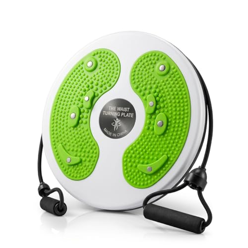 SUSY SHOP Pedana Rotante Fitness Twist, Twisting Disco per Ginnastica Attrezzo per Addominali Fianchi e Vita, Piattaforma Antiscivolo per Allenamento Casa, Palestra e Dimagrimento