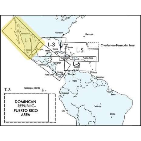 FAA Chart: Enroute Low Altitude CARIBBEAN 1/2 miniatura 1