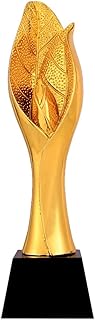 BAFAFA Award Golden Trophy Crystal Trophy Achievement Trophy Lamor Gold Prize Craftsman Trophy School Creative Competition Trophy (Color : Gold, Size : 8 * 30cm) Trophy