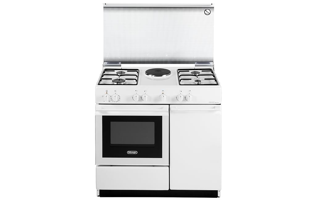 Fisher & Paykel Appliances Italy SpA Cucina a Gas con Forno Elettrico, 4 Fuochi + 1 Piastra, Acciaio Inossidabile, Libera Installazione, 86x50 cm