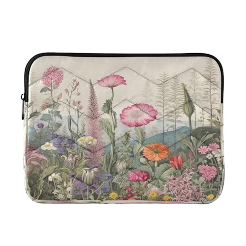 Funda para Laptop con Diseño Floral Vintage 13-14 pulgadas miniatura 1
