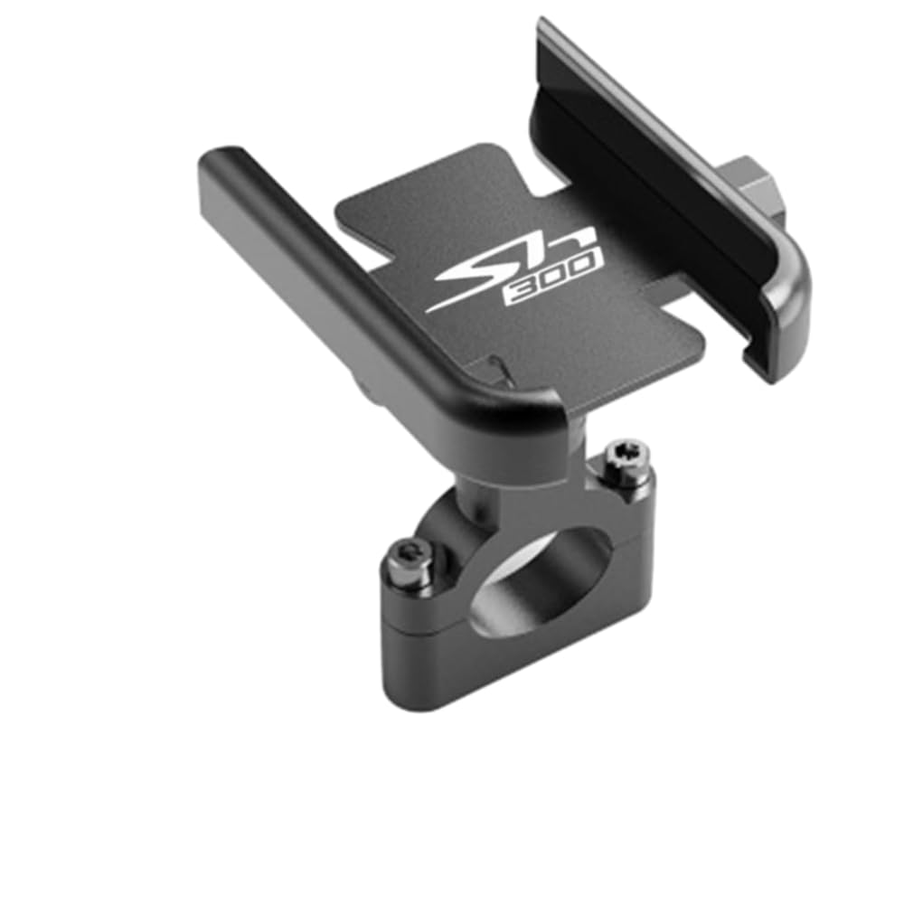 DSMBKS For H-onda SH300 SH 300 SH300I SH 300I Accessories Motorcycle Handlebar Mobile Phone Holder GPS Stand BracketHandlebar Black-Handlebar Black