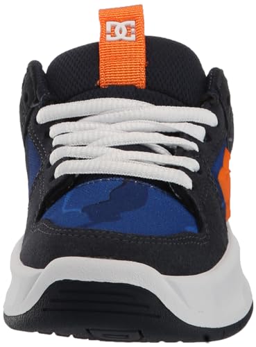 DC Boy's Unisex-Child Lynx Zero Youth Skate Shoe, Shady Blue/Orange, 13 Little Kid2