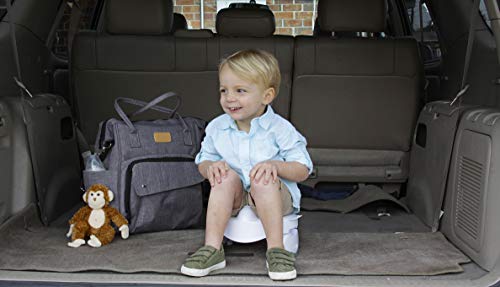 Kalencom 3730WHITE Potette Plus Premium 2 In 1 Travel Potty And Toilet Seat Trainer Ring thumb #5