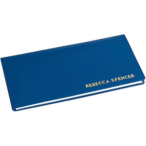 WalterDrake Personalized 2 Year Planner Royal Blue - Pocket Sized Calendar Ideal for Purses, Briefcases, or Backpacks – 6 ¾ inches x 3 5/8 inches Cover