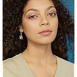 Crystal Teardrop Earrings Gold Dangle Earrings for Women - Image 3