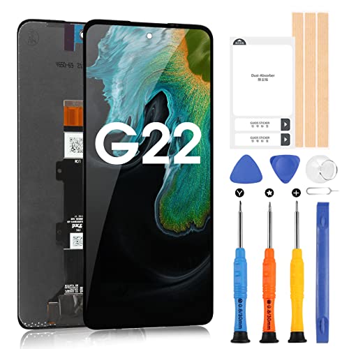ARSSLY Pantalla LCD para Motorola Moto G22 XT2231-2 / Moto E32S / Moto E32 XT2227-2 LCD Pantalla digitalizador táctil de repuesto Asamblea con herramientas (negro, 6,5')