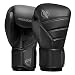Hayabusa Boxing Gloves | T3 Kanpeki Leather Boxing Gloves | Men and Women | Black | 16oz