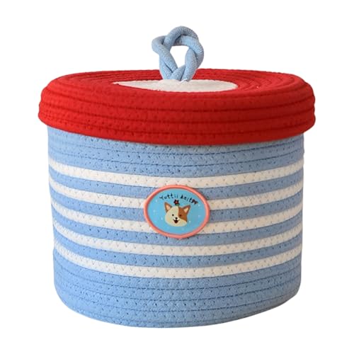 Bloepum Woven Storage Basket Living Room Desktop Sundries Storage Basket Toy Storage Box B