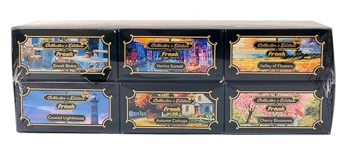 Image of Frank Collector's Edition Jigsaw Puzzle for Adults | Travel Friendly Mini Puzzles | Brain Booster Puzzle Games for Focus and Memory | Pack of 6 (150 Pieces), Gifts for Teenagers