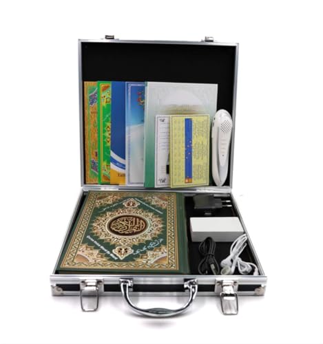 Qsnmieo Electronic Foreign Language Translators - Quran Pen Reader, Reading Pen for Kids, Arabic Books for Kids - Quran Recitation, Language Translator Pen - Small Quran Player with Arabic and English