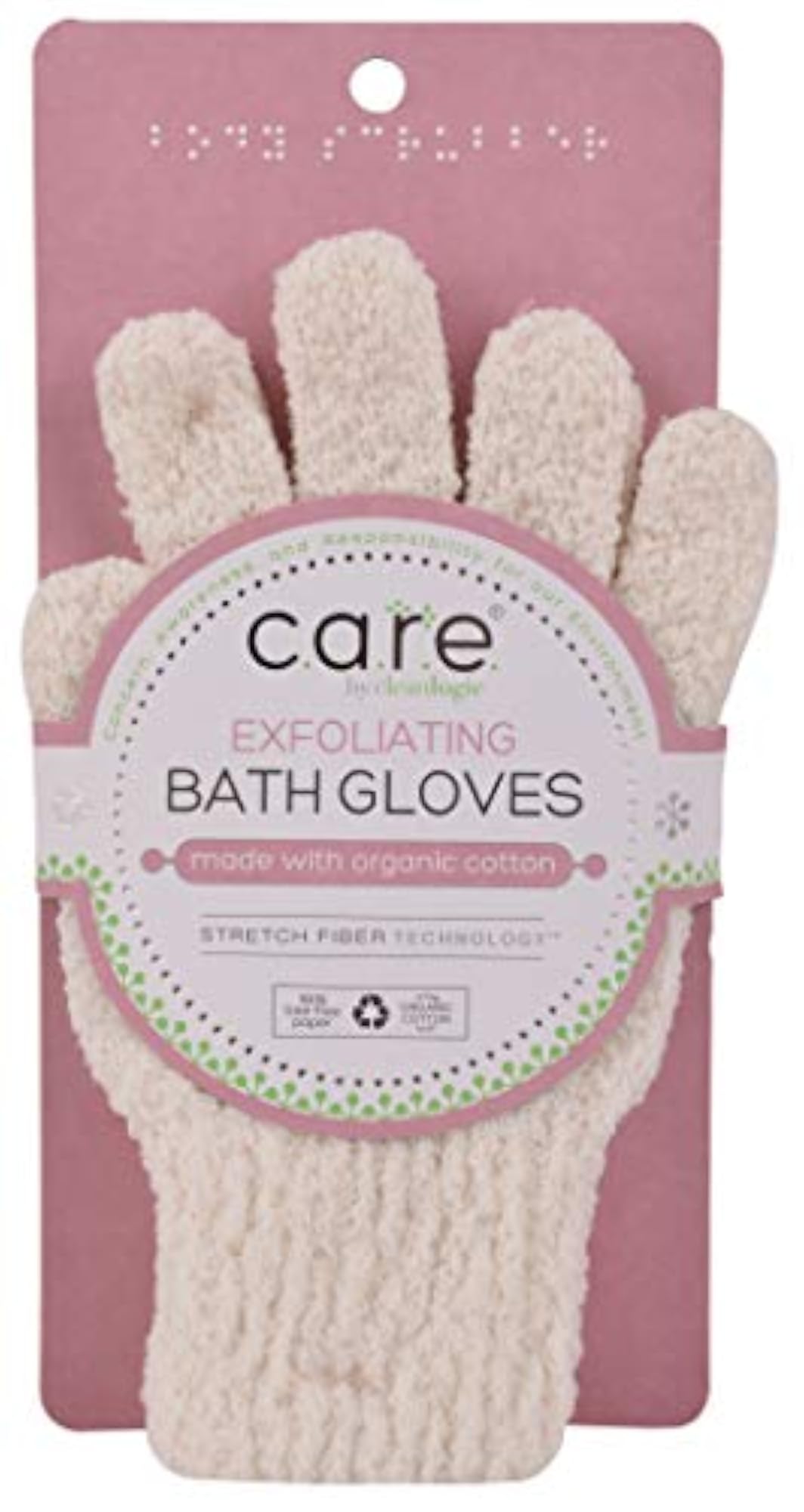 Exfoliating Bath & Shower Gloves, 1 Pair