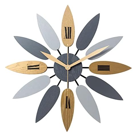 Reloj de Pared Grande Yumyolk 52cm con números Romanos Cover