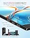 Newsoul Portable Monitor 15.6'' 1080P Ultra-Slim Travel Monitor USB C HDMI Plug & Play IPS Gaming Monitor Built-in Adjustable Stand Dual Speakers External Screen for Laptop Phone Game Console Tablet