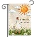 MAIANEY (12x18") In a World Full of Serious Geese Garden Flag – Funny Goose Quote Outdoor Yard Flag With Watercolor Farm Animal Design, Whimsical Farmhouse Decor, Double Sided : Patio, Lawn & Garden