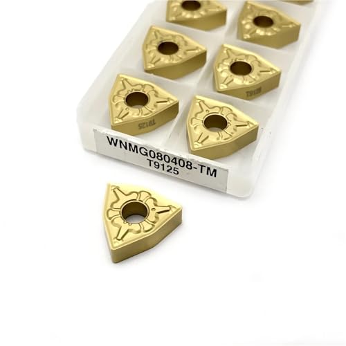 10 piezas WNMG080404-TM T9125 de carburo miniatura 2