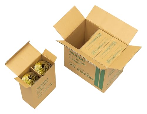 Clavos para conectar HiKOKI VS2350N, total 2.0 pulgadas (50 mm) de largo x 0.09 pulgadas (2.3 mm) de diámetro de eje, pack de 30 rollos con 400 piezas cada uno, recubiertos en amarillo miniatura 2