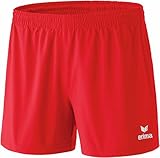 Gummibund mit Kordelzug Erima Damen Shorts Performance ohne Innenslip, Rot, 46