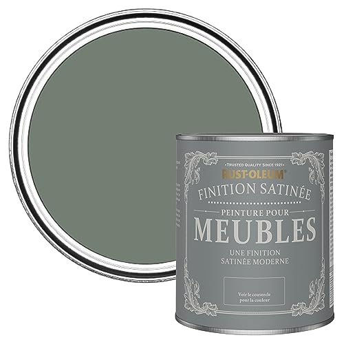Rust-Oleum Peinture Verte pour Meubles, Finition Satinée - Sérénité 750ml